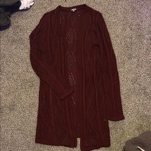 Charlotte Russe Brown Cardigan Sweater